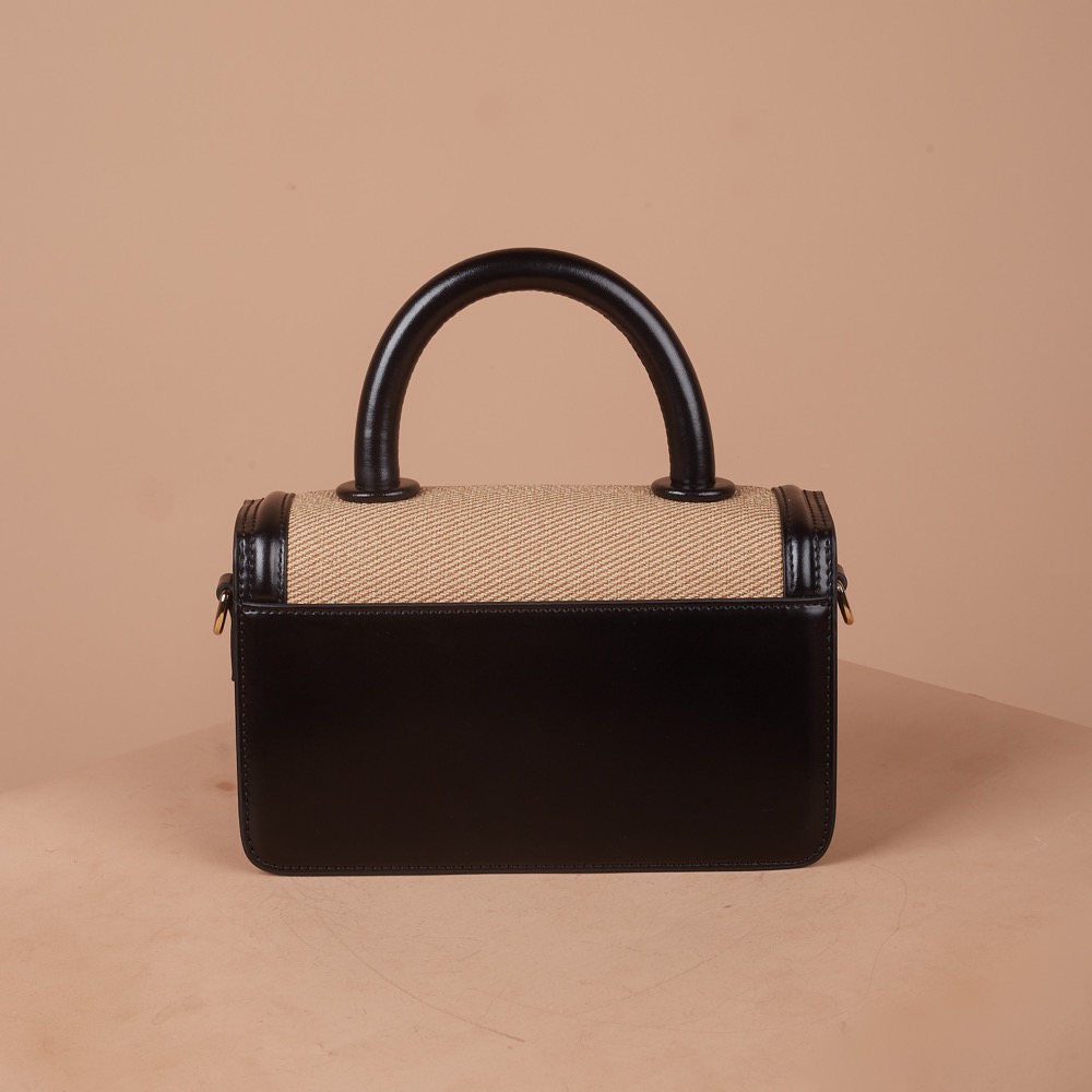 Anonymous Olga Top Handle Encru Swift Leather No Brand (Tas Kulit)