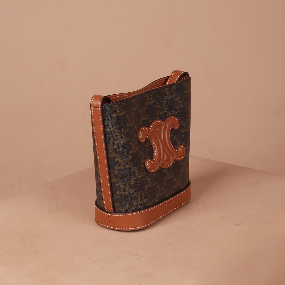 Anonymous Joline Bucket Bag Black PVC No Brand (Tas kulit)