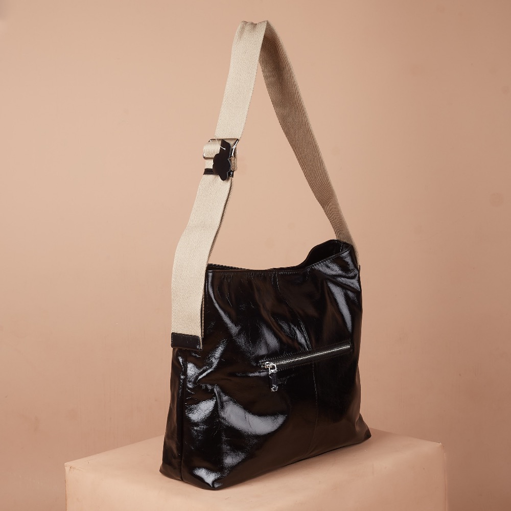 Anonymous Juno 37 Hobo Bag Shiny Calfskin No Brand (Tas Kulit)