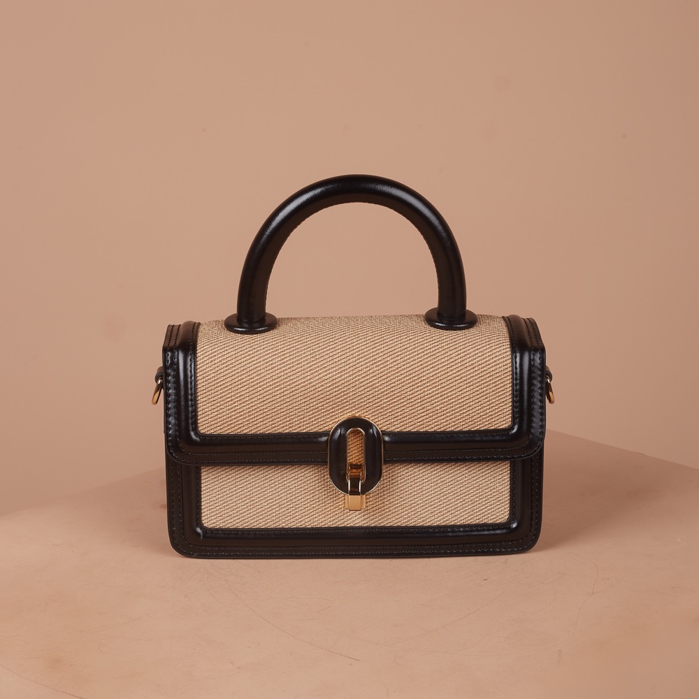 Anonymous Olga Top Handle Encru Swift Leather No Brand (Tas Kulit)