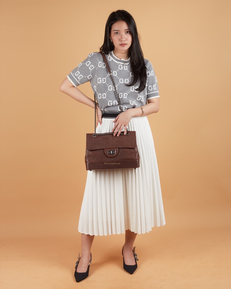Anonymous Rosella Shoulder Bag Swift Leather No Brand (Tas Kulit)