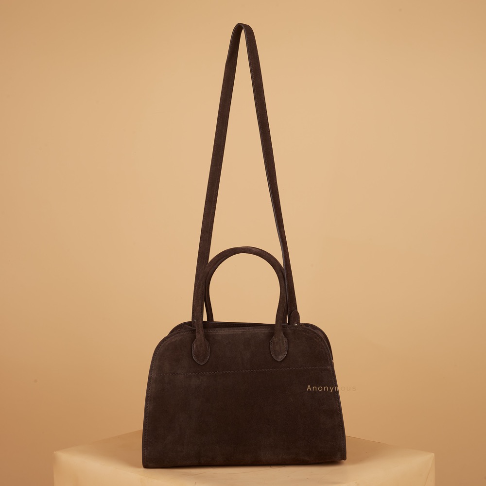 Anonymous Monthy Tote Bag 26 Suede Leather No Brand (Tas Kulit)