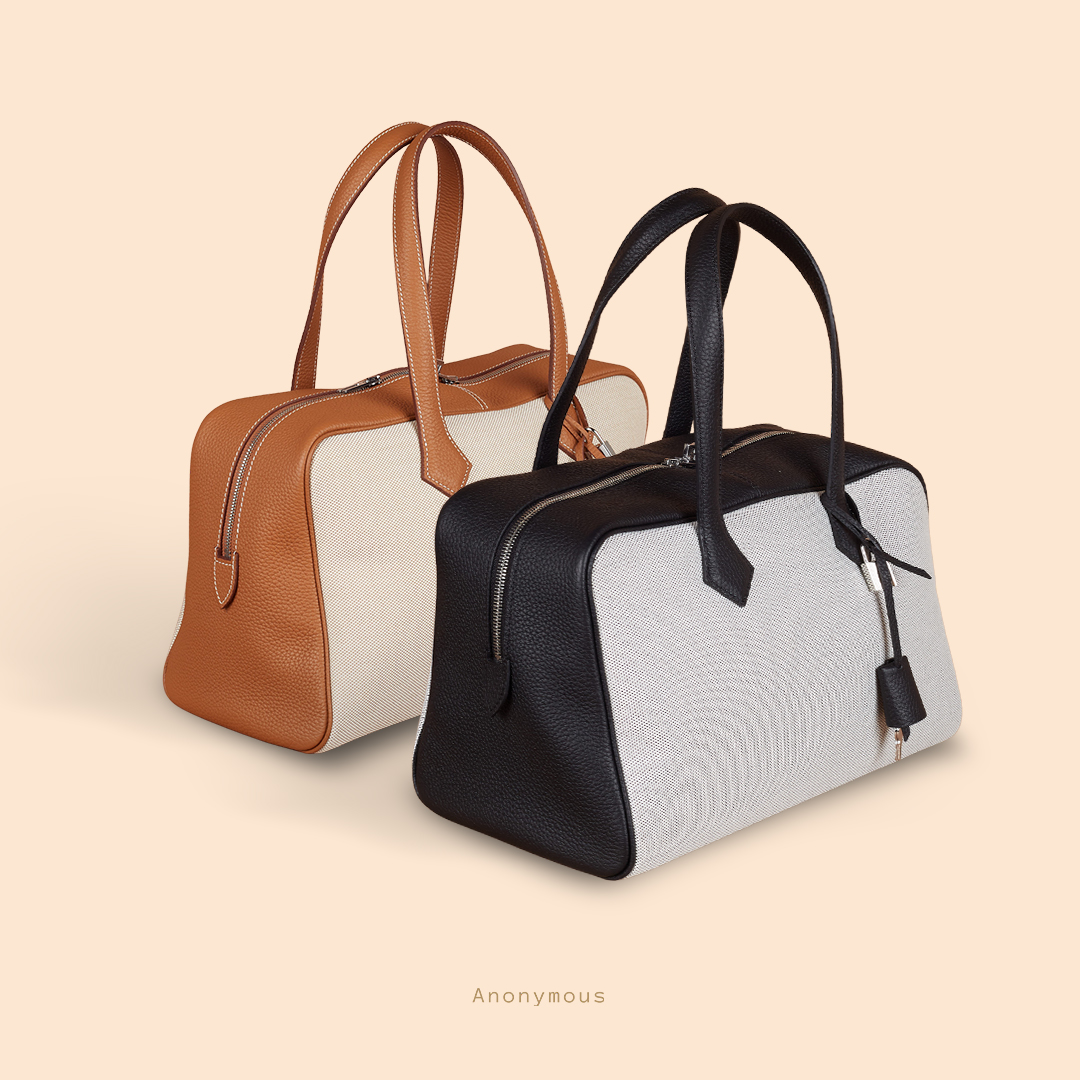 Anonymous Victoryne 35 Ecru Togo Leather No Brand (Tas Kulit)