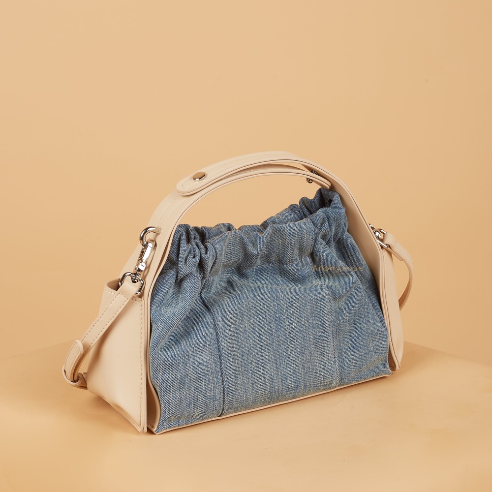 Anonymous Ellen Bag Leather Denim No Brand (Tas Kulit)