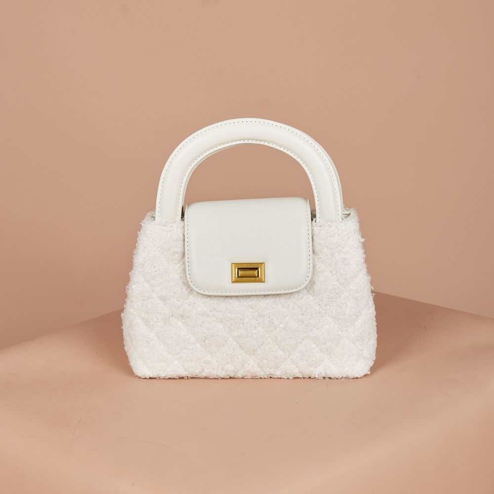 Anonymous Carla Tweed Wool Top Handle No Brand (Tas Kulit)