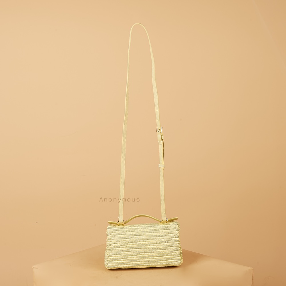 Anonymous Lola Bag L19 Raffia Leather No Brand (Tas Kulit)