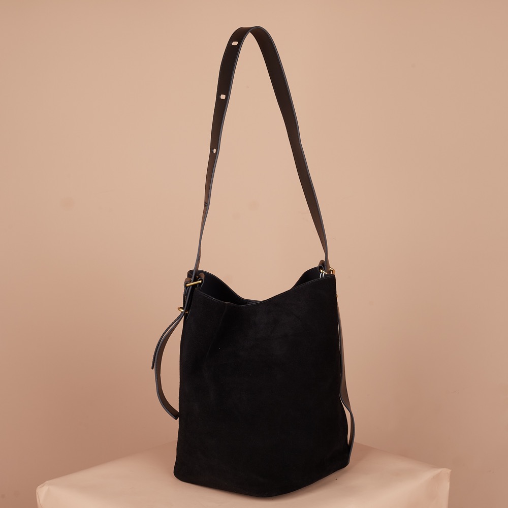 Anonymous Caine Bucket Bag Suede Leather No Brand (Tas Kulit)