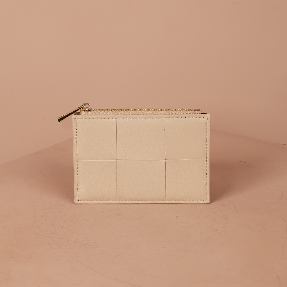 Anonymous Rossette Zipped Card Case Swift Leather No Brand (Dompet Kulit)