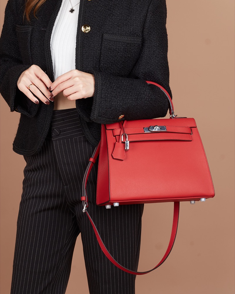 Anonymous Cara Bag K28 Taiga Leather GHW (NST) No Brand (Tas kulit)