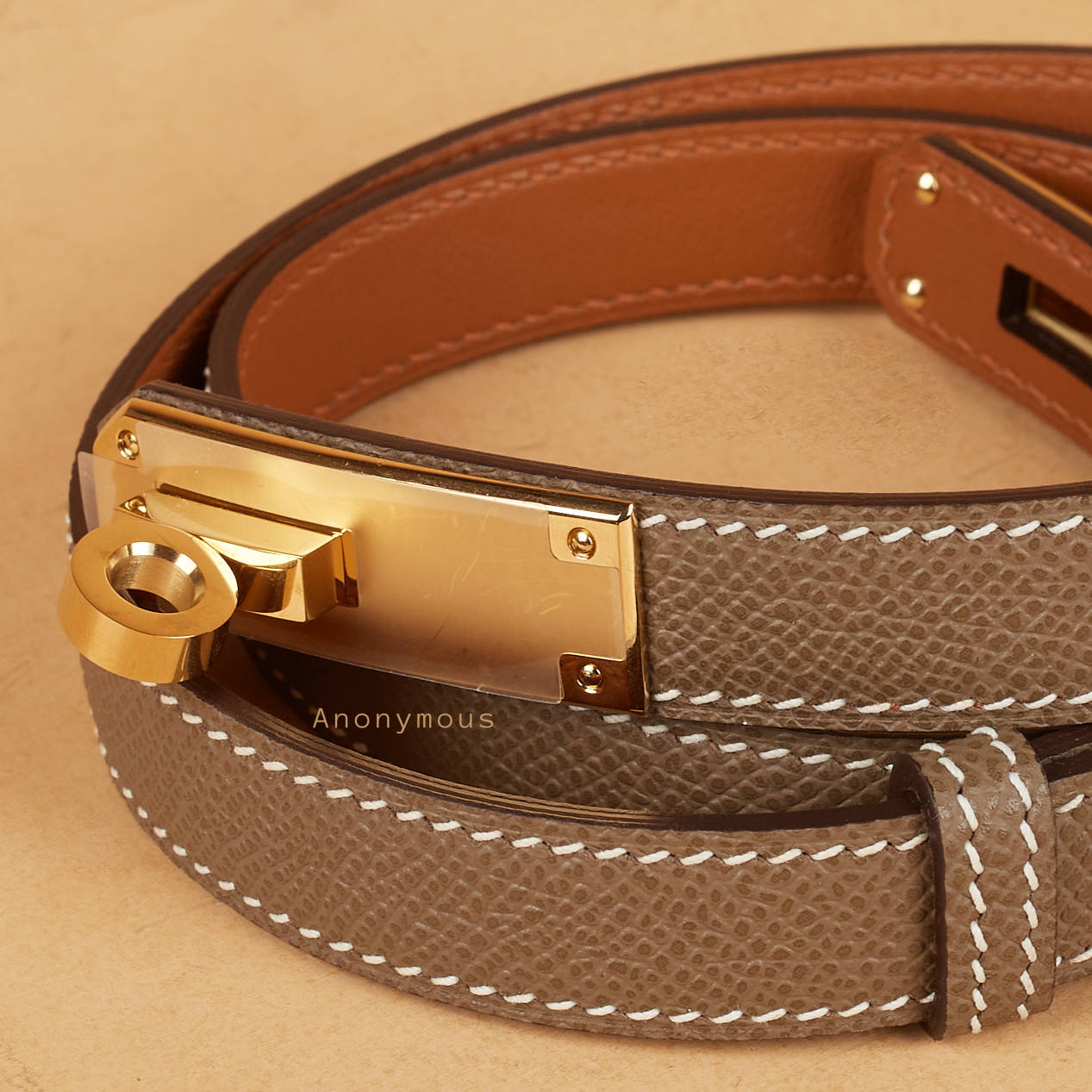 Anonymous Kylee Belt Taiga GHW (Ikat Pinggang Kulit)