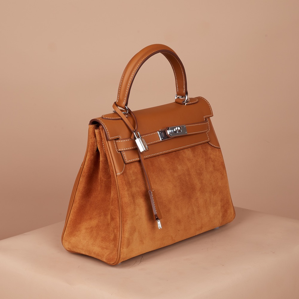 Anonymous Cara Bag K28 Swift Suede Leather GHW No Brand (Tas Kulit)