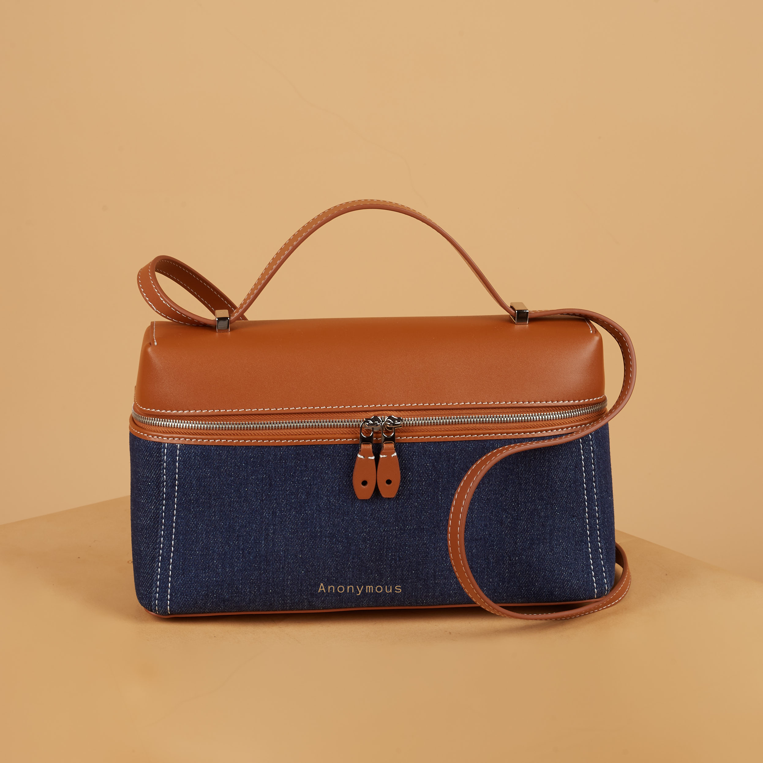 Anonymous Bianca LP27 Extra Case Denim Plan No Brand (Tas Kulit)