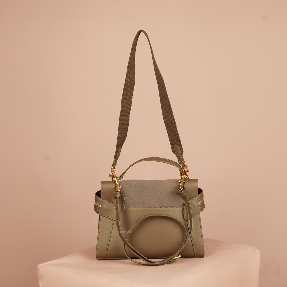 Anonymous Cilla Double Straps 32 Suede Leather No Brand (Tas Kulit)