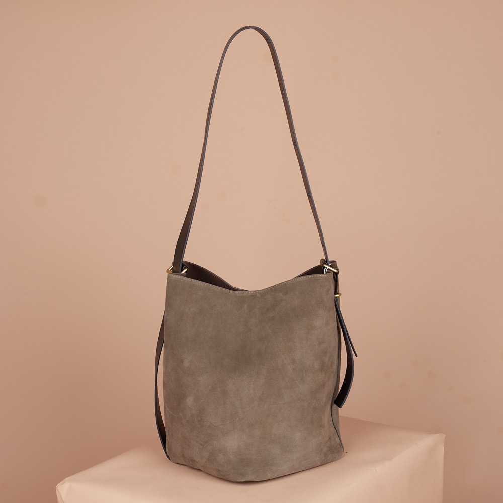 Anonymous Caine Bucket Bag Suede Leather No Brand (Tas Kulit)