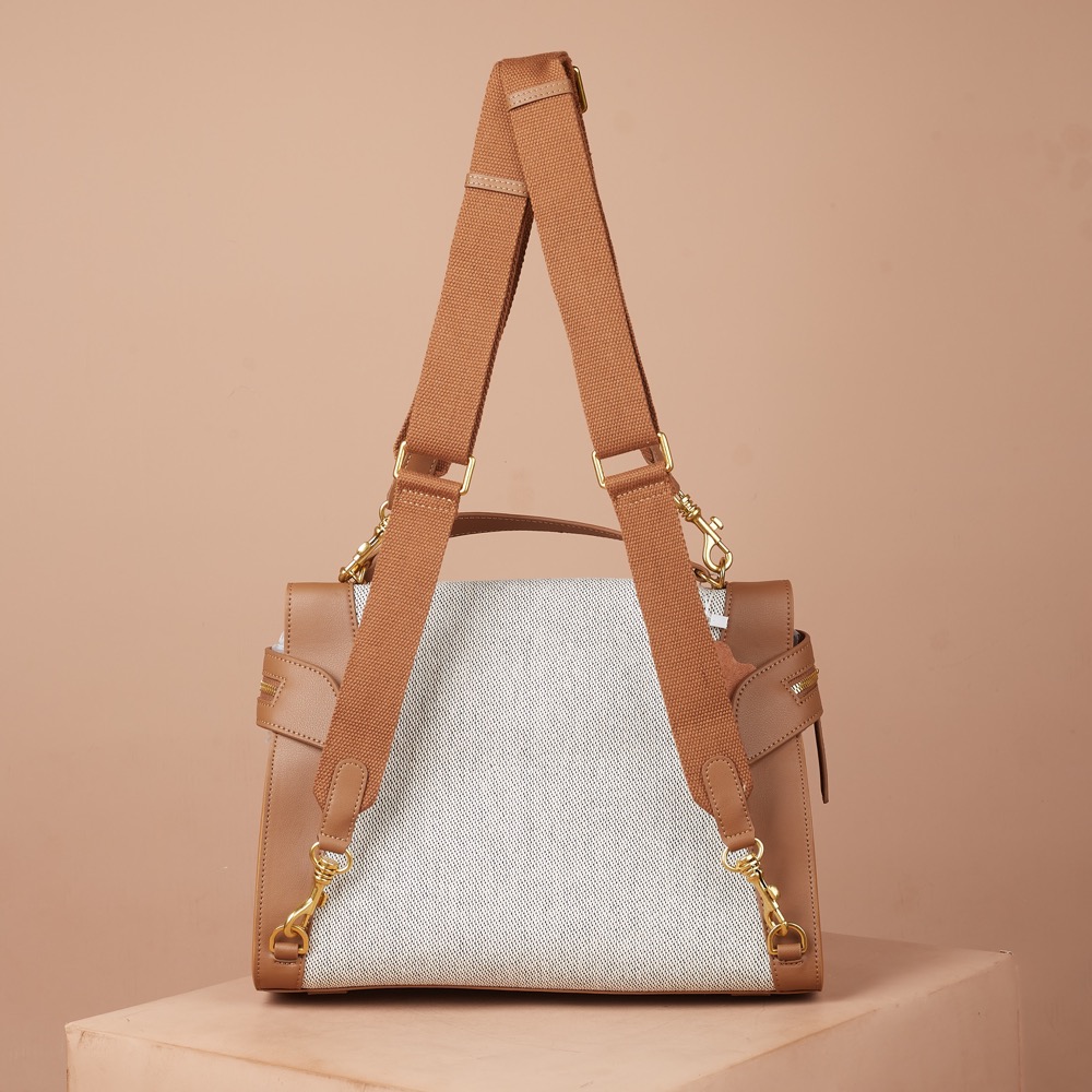 Anonymous Cilla Double Straps 32 Encru Swift Leather No Brand (Tas kulit)