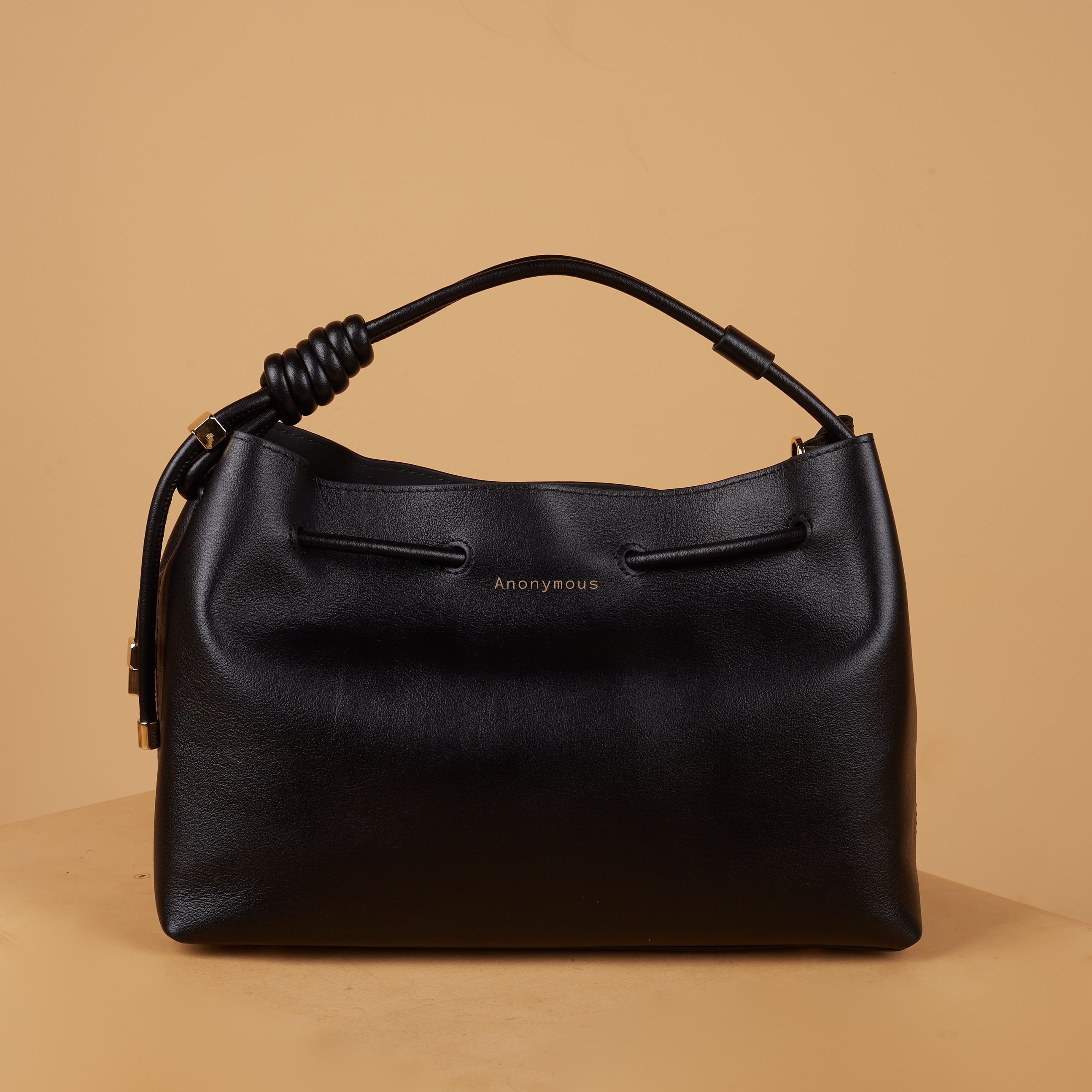 Anonymous Melia Drawsting Bag Leather No Brand (Tas Kulit)