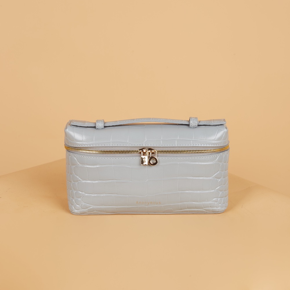 Anonymous Lola Bag L19 Croco Embosse Leather No Brand (Tas Kulit)