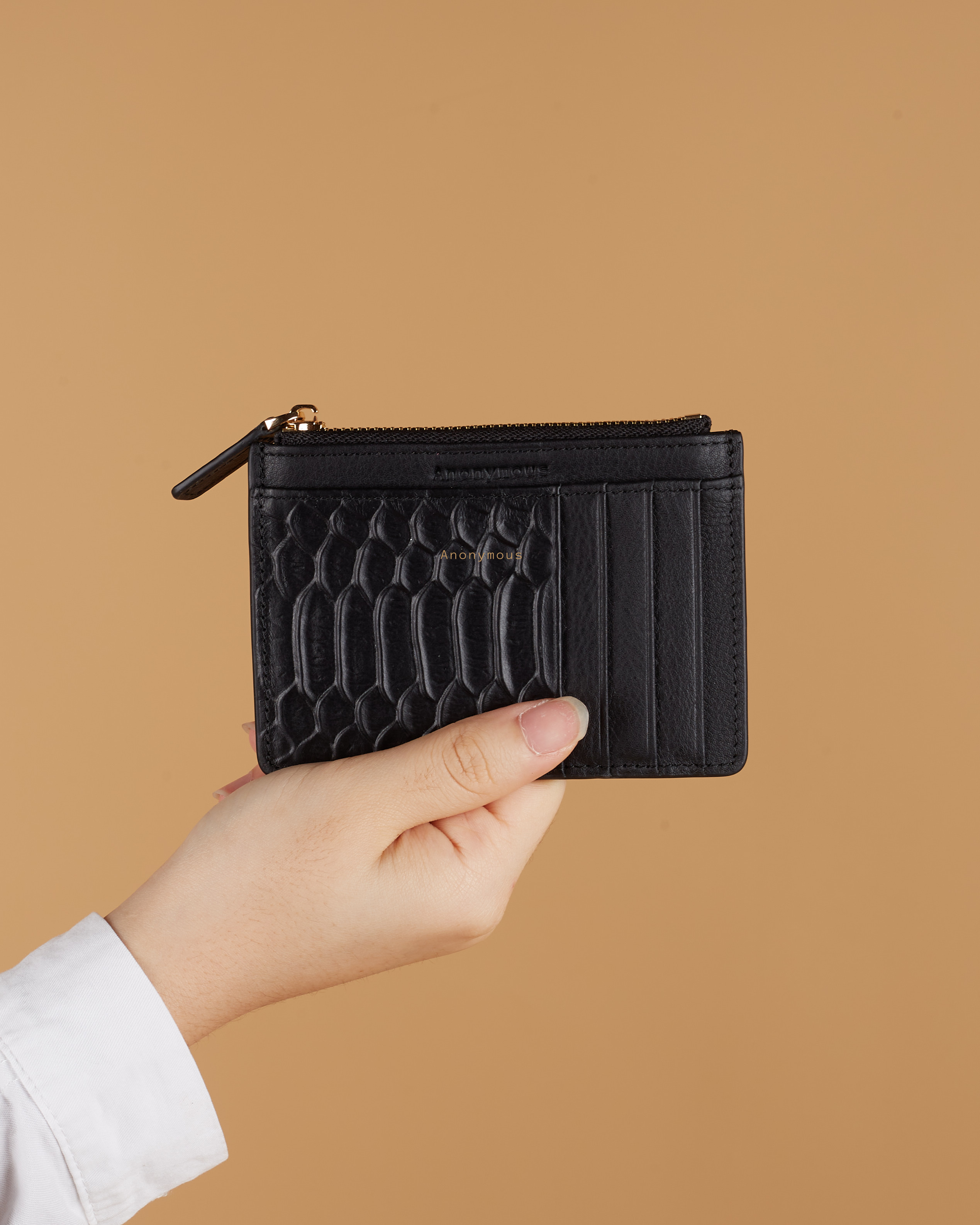 Anonymous Jette Card Holder Python Embossed (Card Holder Kulit)