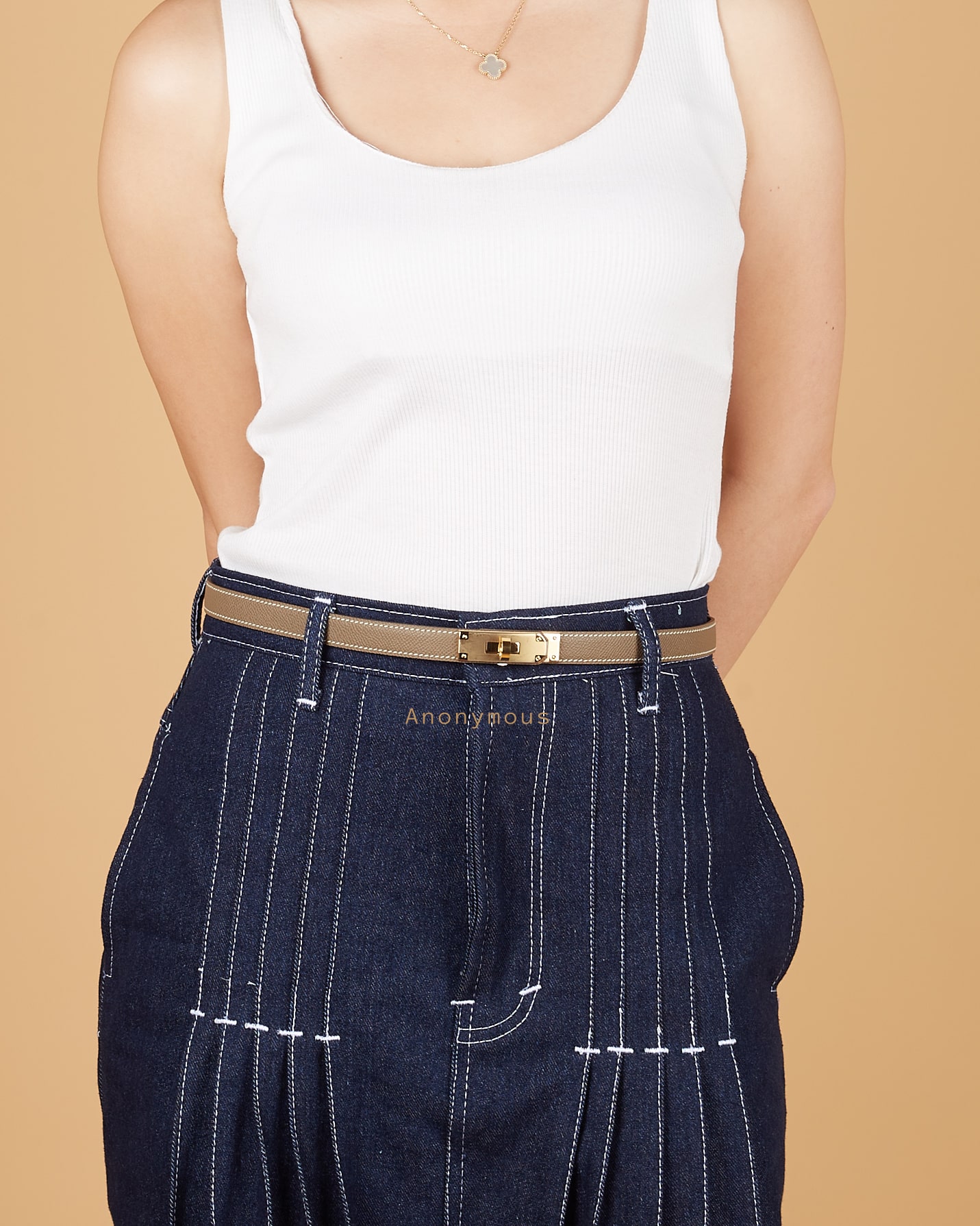 Anonymous Kylee Belt Taiga GHW (Ikat Pinggang Kulit)