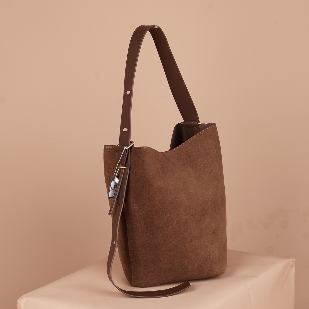 Anonymous Caine Bucket Bag Suede Leather No Brand (Tas Kulit)
