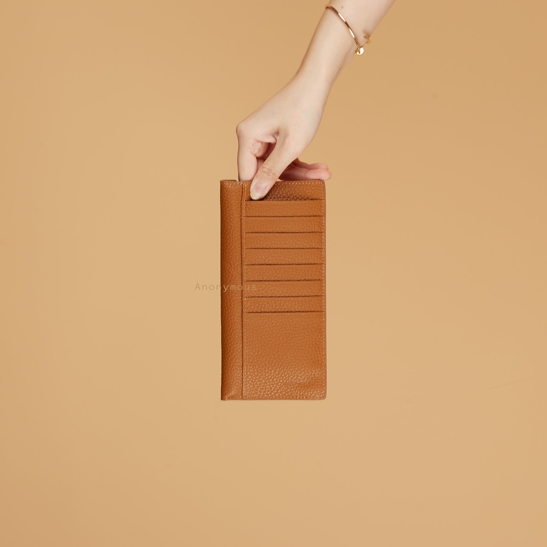 Anonymous Vee Slim Long Wallet Togo No Brand (Dompet Kulit)