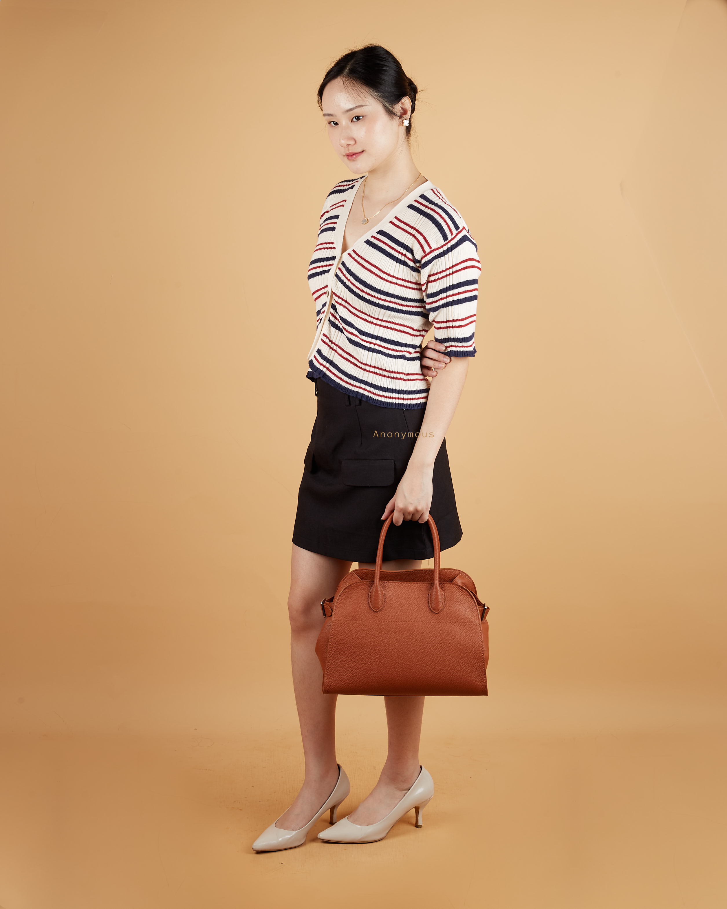 Anonymous Monthy Tote Bag 30 Togo Leather No Brand (Tas Kulit)