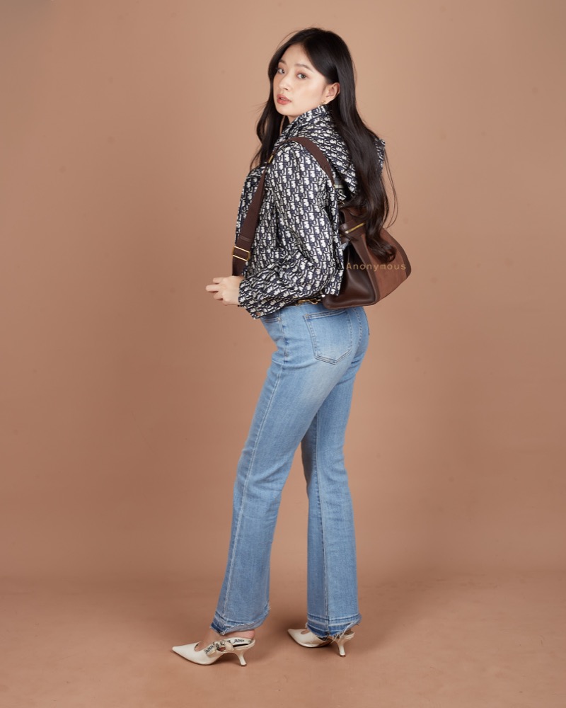 Anonymous Cilla Double Straps 32 Suede Leather No Brand (Tas Kulit)