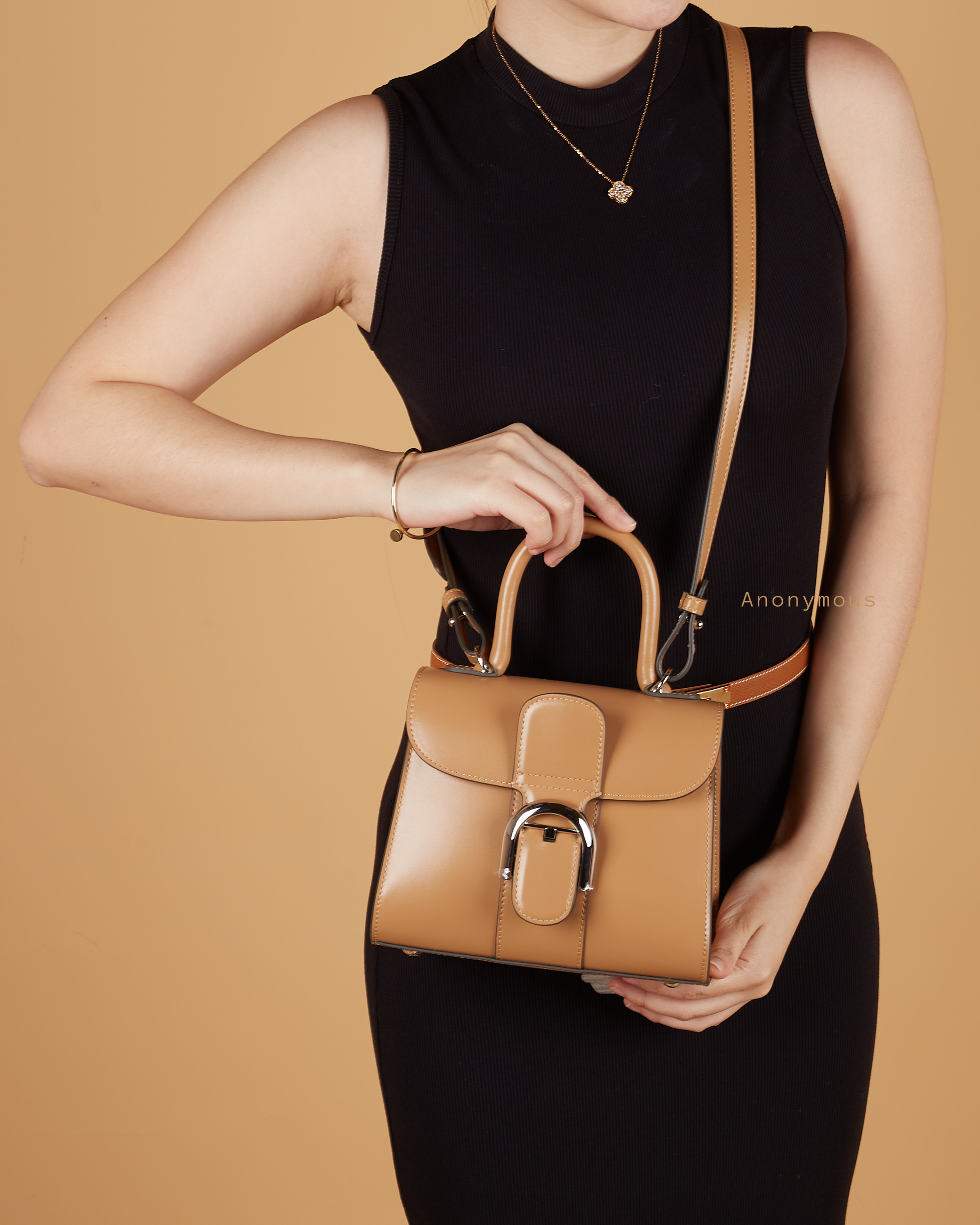 Anonymous Duma 19 Top Handle Box Leather No Brand (Tas Kulit)