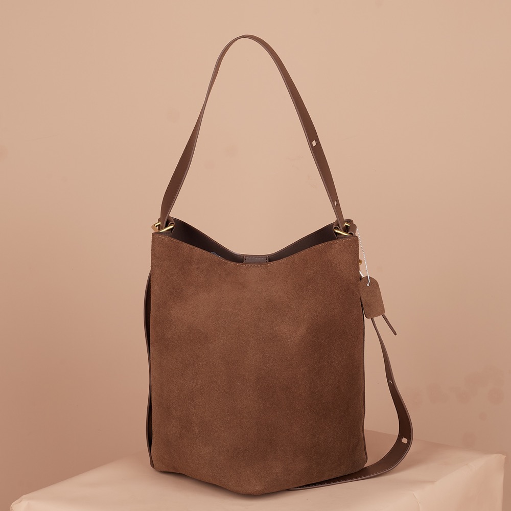 Anonymous Caine Bucket Bag Suede Leather No Brand (Tas Kulit)