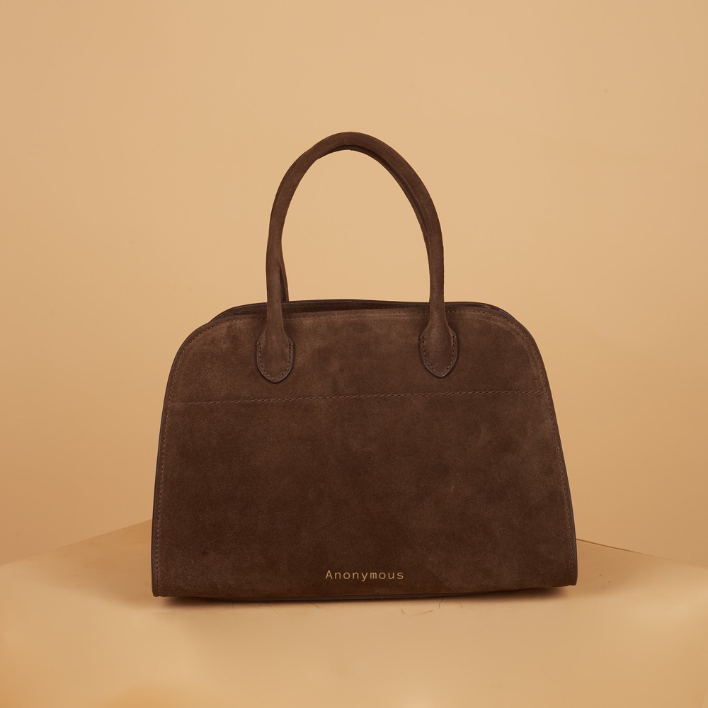 Anonymous Monthy Tote Bag 30 Suede Leather No Brand (Tas Kulit)