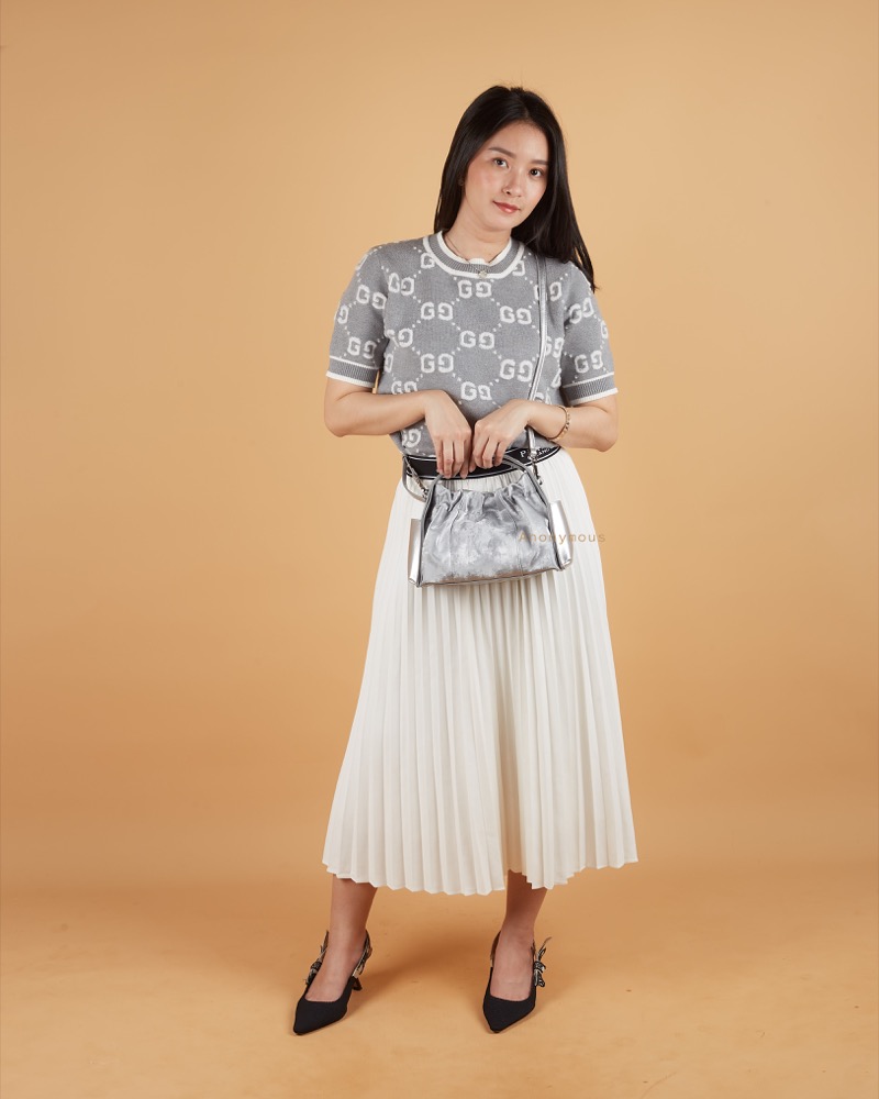 Anonymous Ellen Bag Leather Denim No Brand (Tas Kulit)