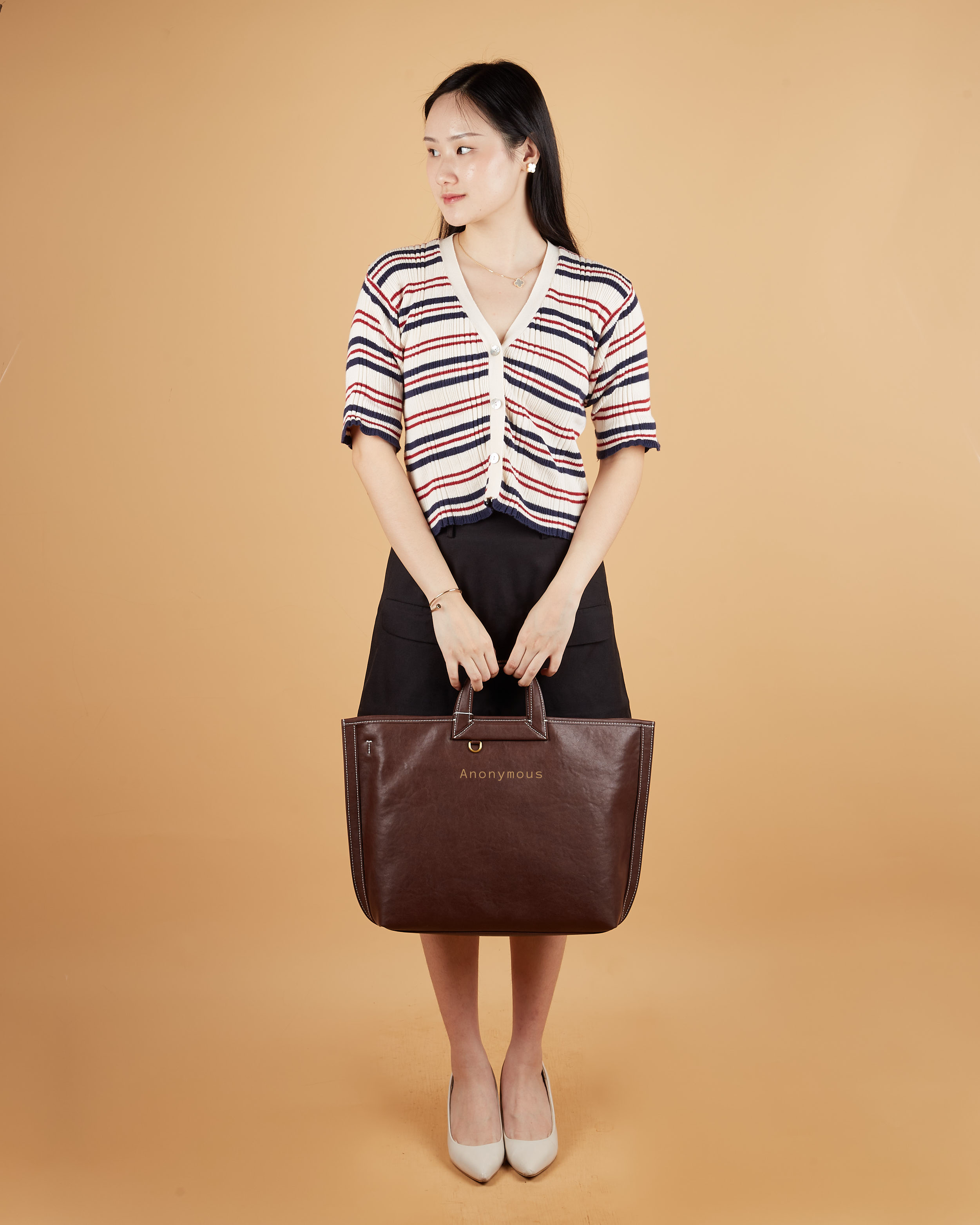 Anonymous Essy Large Leather Bag No Brand (Tas Kulit)