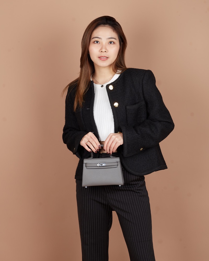 Cara Bag 20 Taiga Leather No Brand (Tas Kulit)