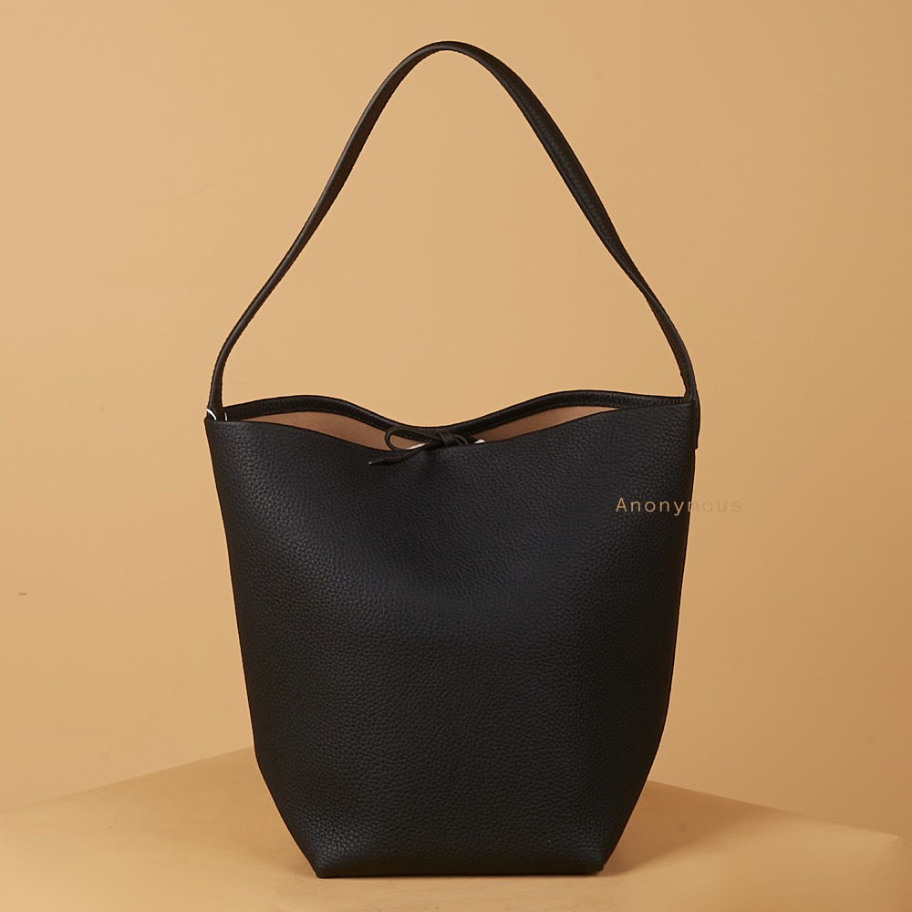Anonymous Mica Tote Bag Small Grained Leather No Brand (Tas Kulit)