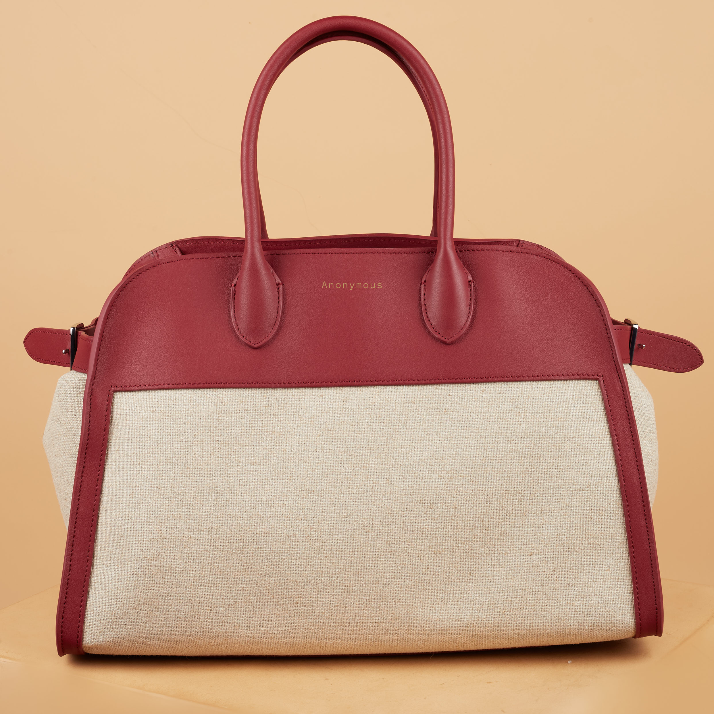 Anonymous Monthy Tote Bag 39 Leather Encru No Brand (Tas Kulit)