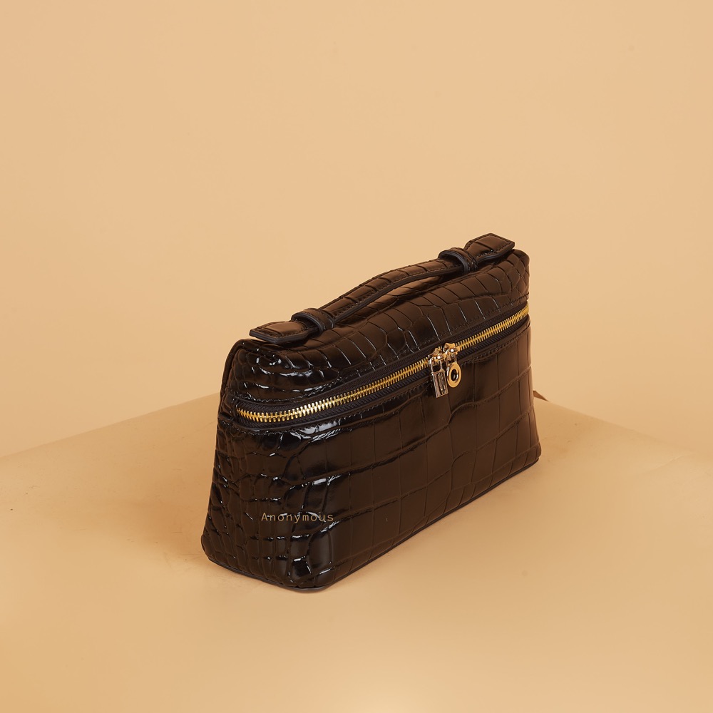 Anonymous Lola Bag L19 Croco Embosse Leather No Brand (Tas Kulit)