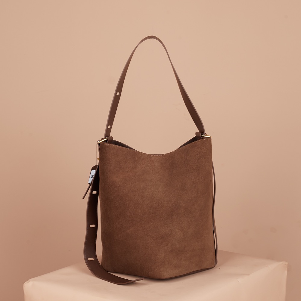 Anonymous Caine Bucket Bag Suede Leather No Brand (Tas Kulit)