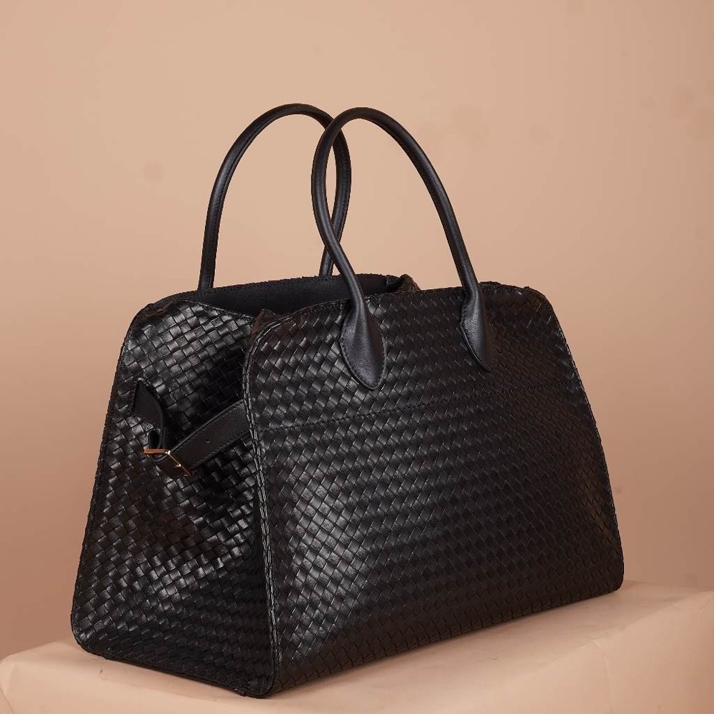 Anonymous Monthy Tote Bag 39 Leather Woven No Brand (Tas Kulit)