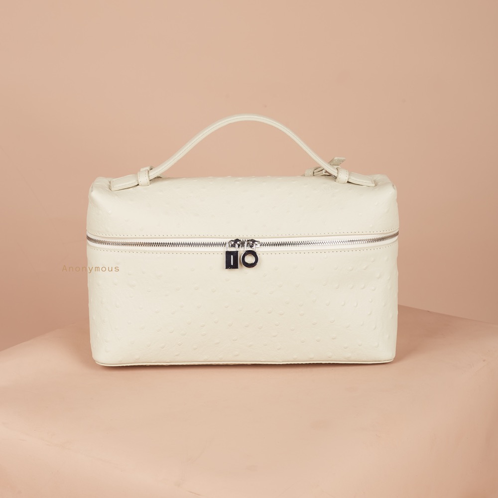 Anonymous Lola Bag L27 Ostrich PHW No Brand (Tas Kulit)