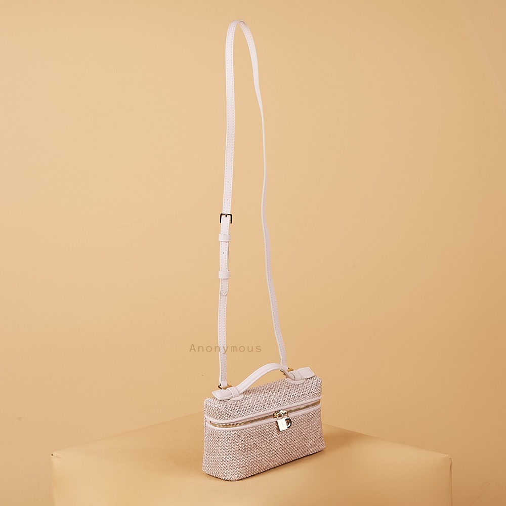 Anonymous Lola Bag L19 Raffia Leather No Brand (Tas Kulit)