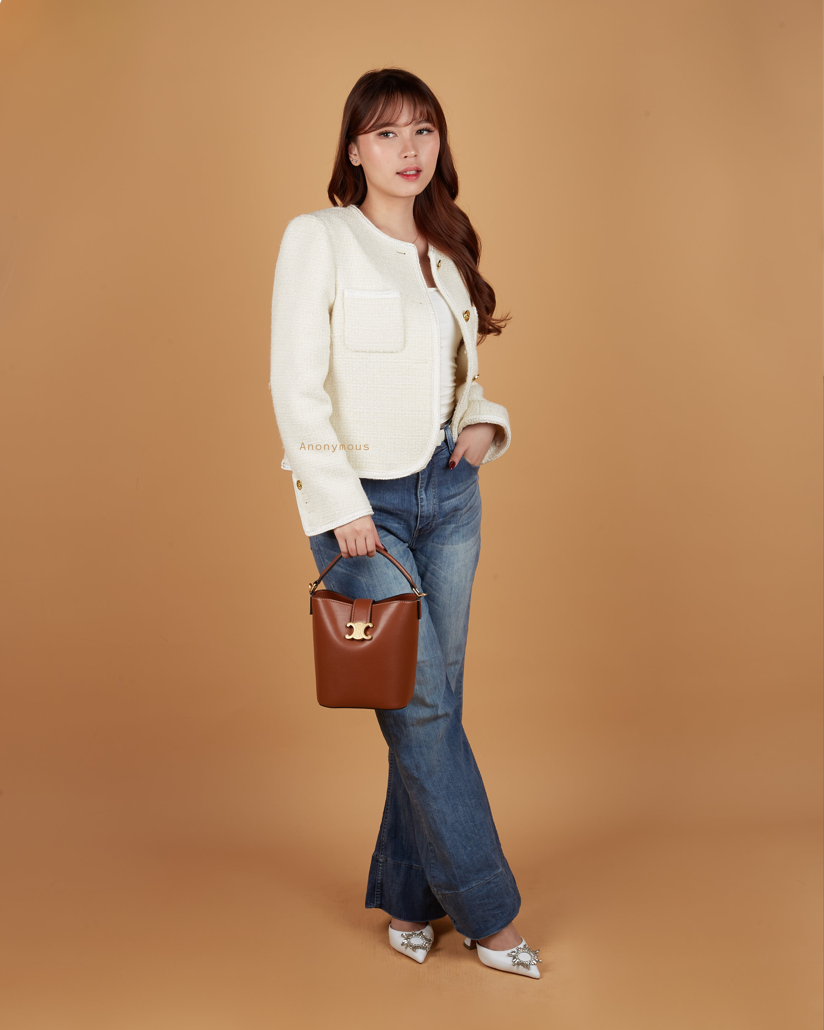 Anonymous Niky Bucket 18 Swift Leather GHW No Brand (Tas Kulit)