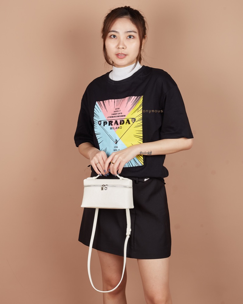 Anonymous Lola Bag L19 Ostrich No Brand (Tas Kulit)