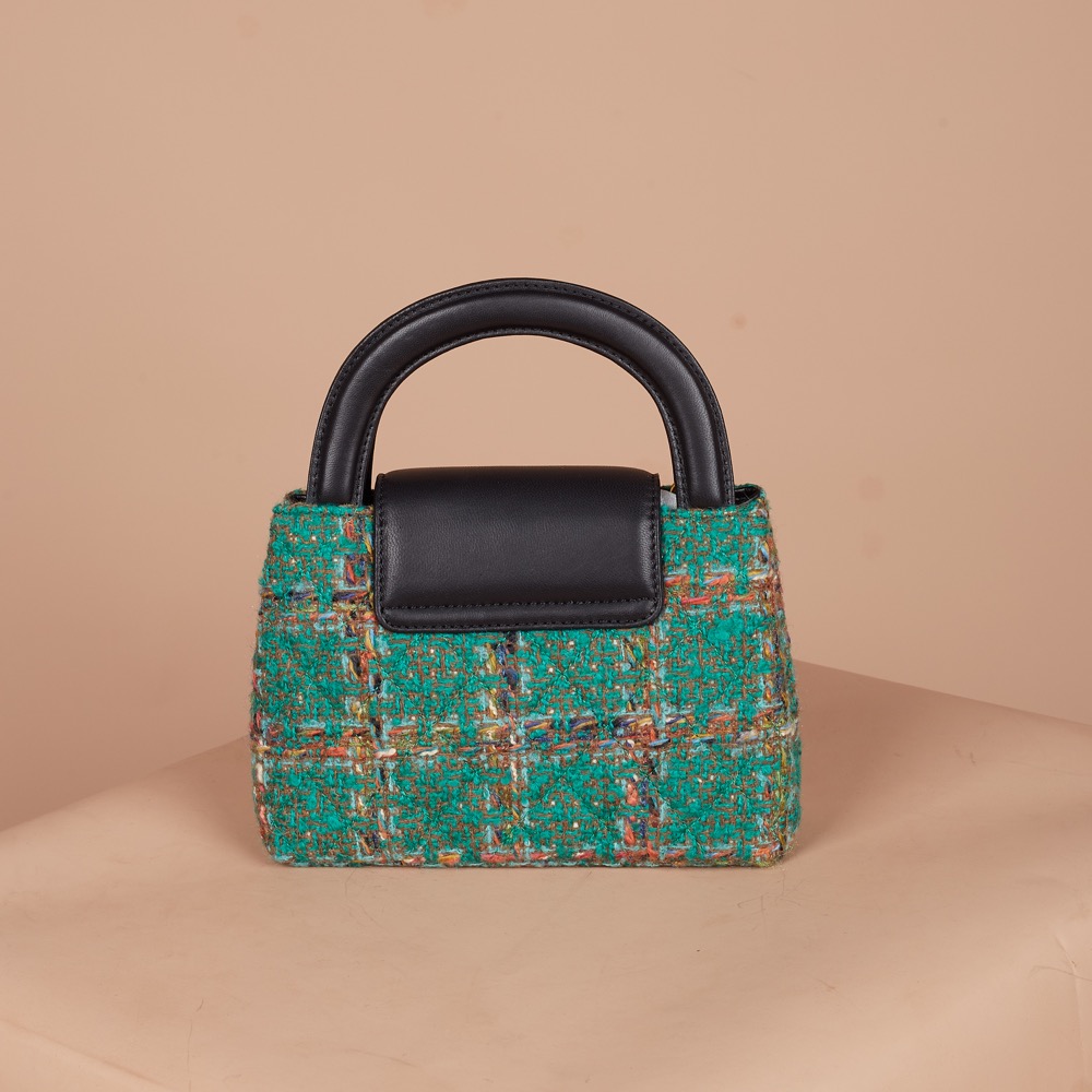 Anonymous Carla Tweed Wool Top Handle No Brand (Tas Kulit)