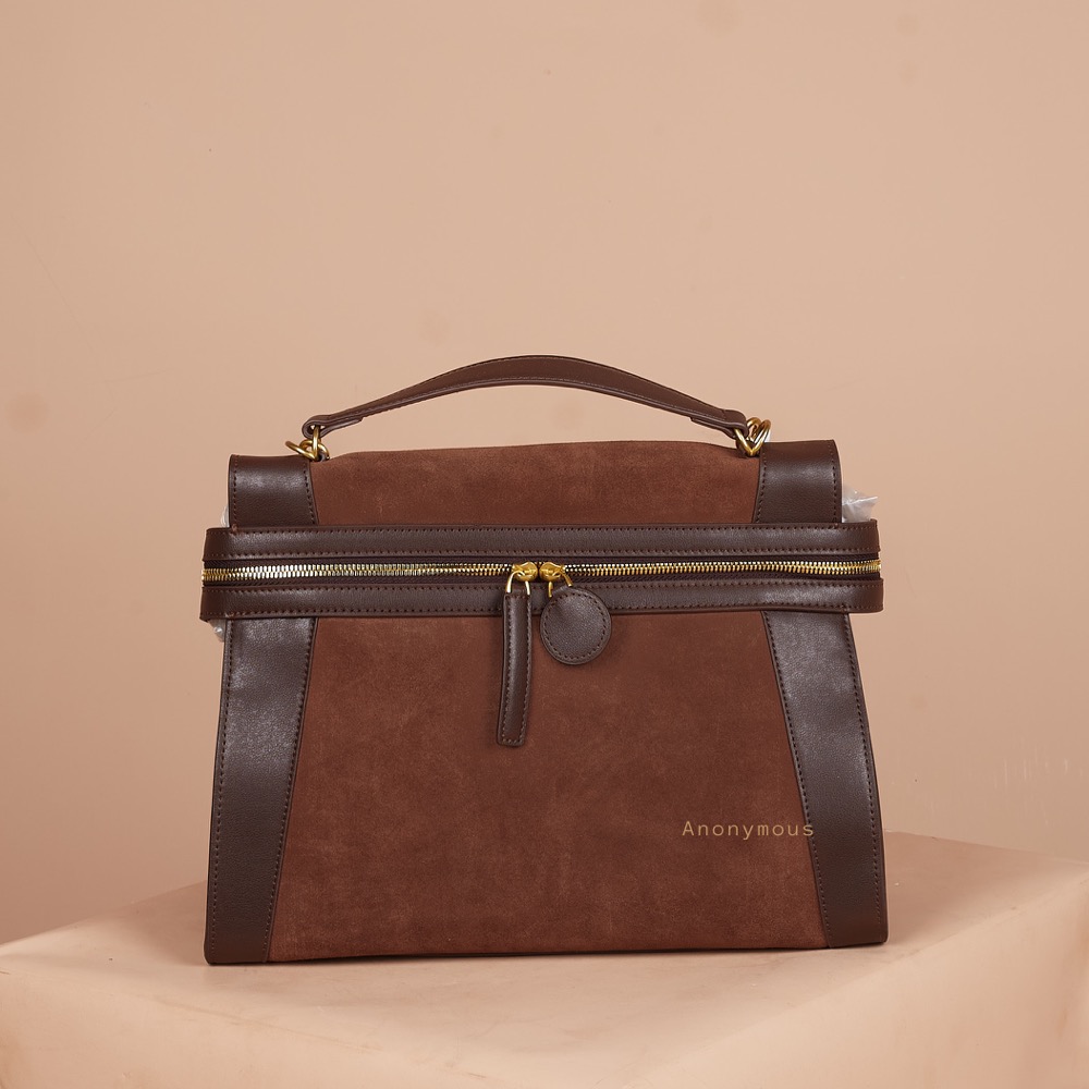 Anonymous Cilla Double Straps 32 Suede Leather No Brand (Tas Kulit)