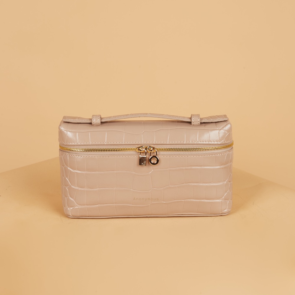 Anonymous Lola Bag L19 Croco Embosse Leather No Brand (Tas Kulit)