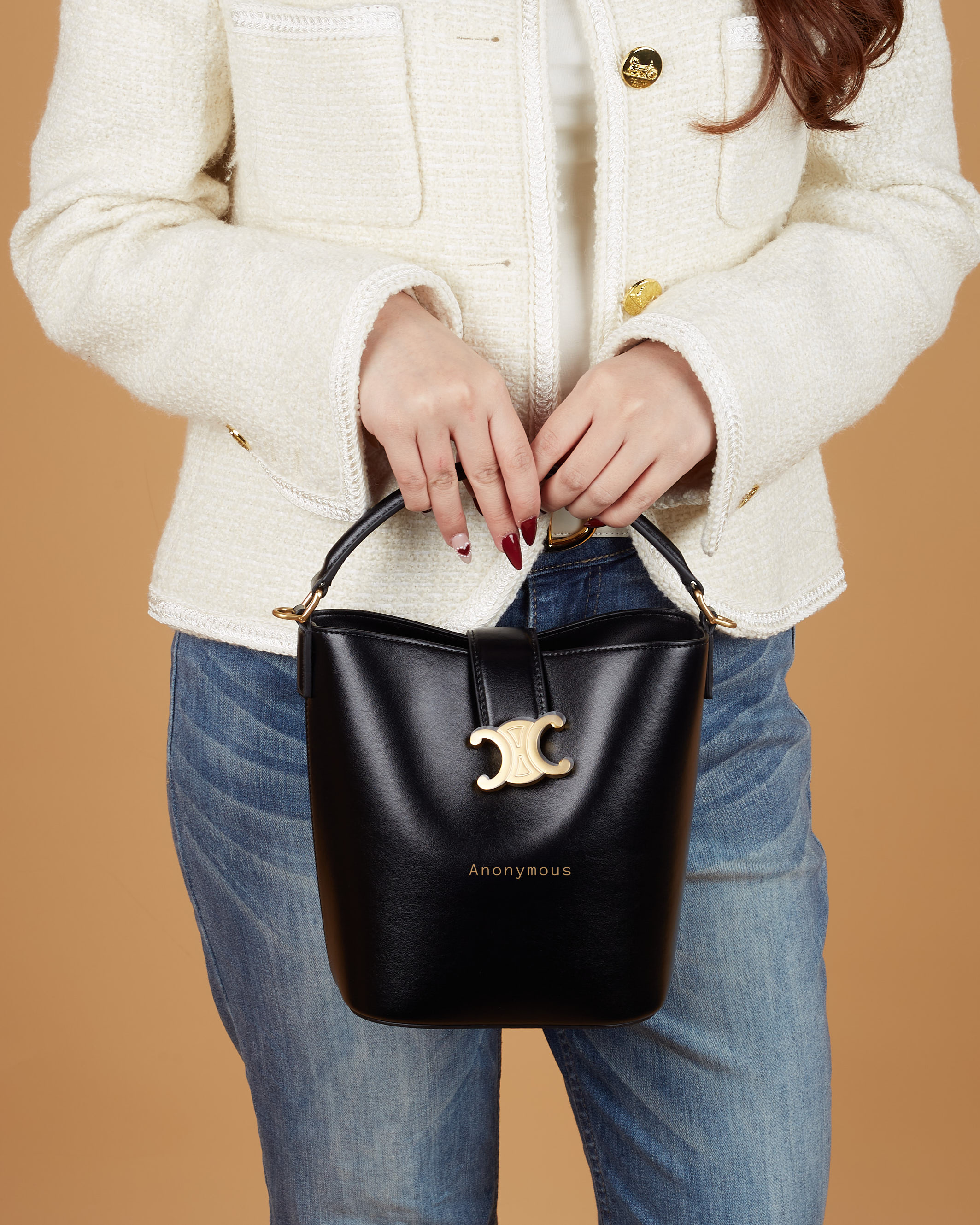 Anonymous Niky Bucket 18 Swift Leather GHW No Brand (Tas Kulit)