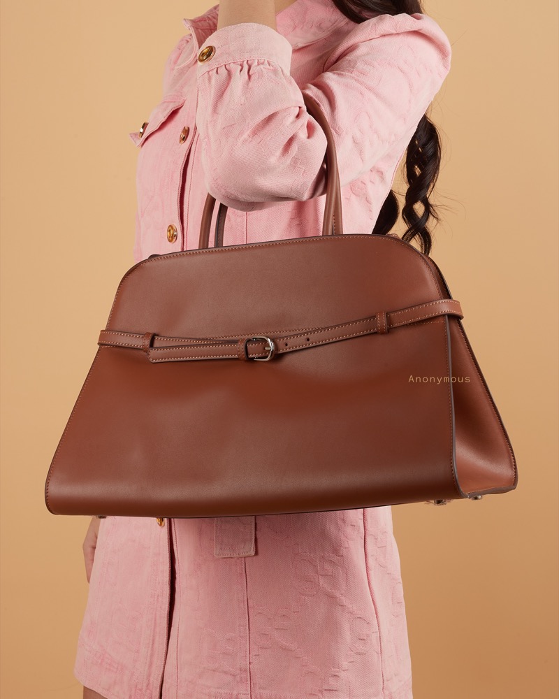 Anonymous Thania Top Handle Bag Swift Leather Large No Brand (Tas Kulit)