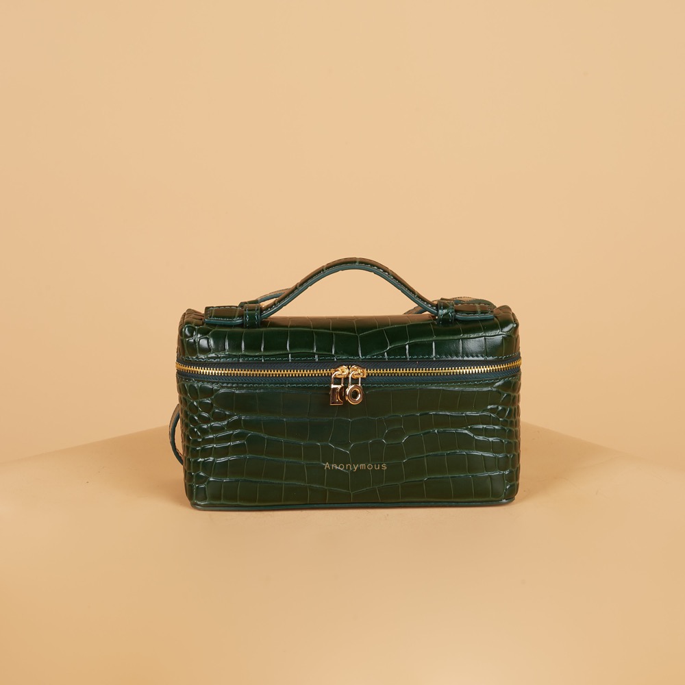 Anonymous Lola Bag L19 Croco Embosse Leather No Brand (Tas Kulit)