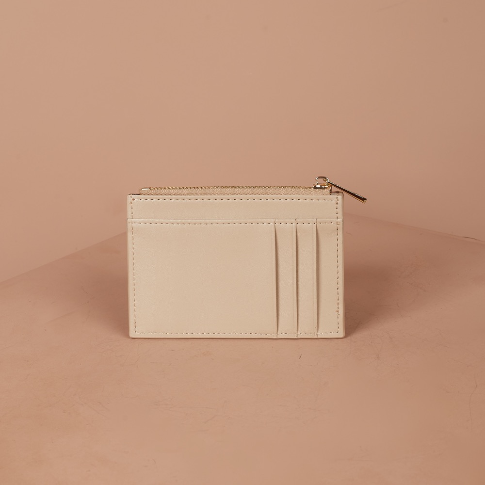 Anonymous Rossette Zipped Card Case Swift Leather No Brand (Dompet Kulit)