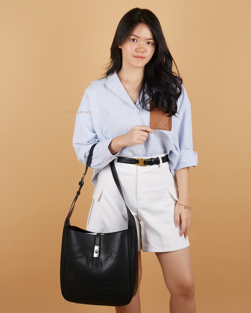 Anonymous Lucita Shoulder Bag Swift Leather No Brand (Tas Kulit)